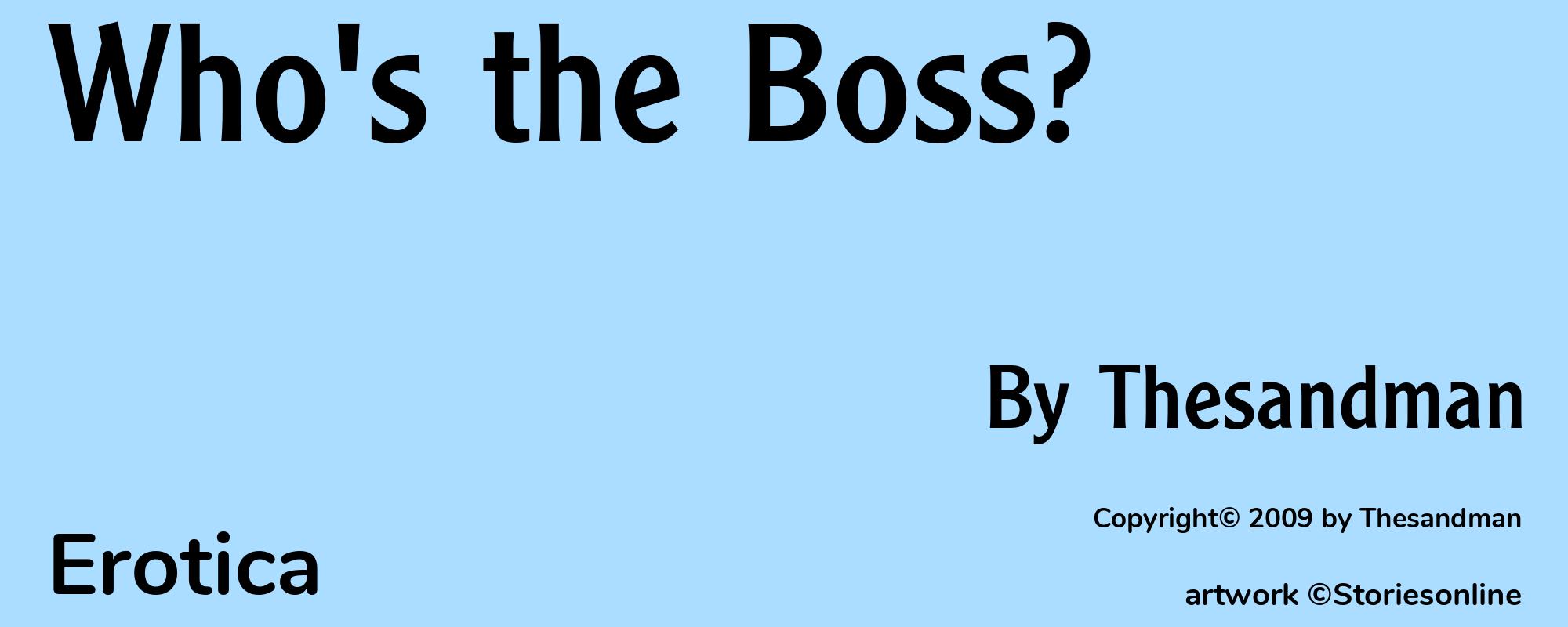 Who's the Boss? - Cover
