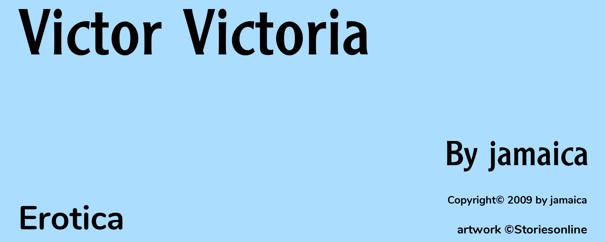 Victor Victoria - Cover