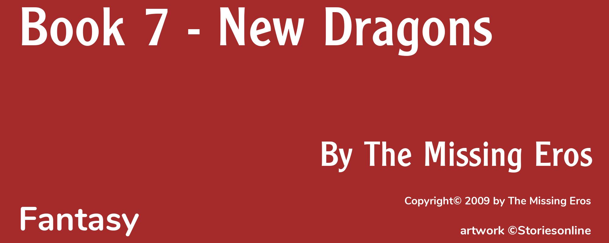 Book 7 - New Dragons - Cover