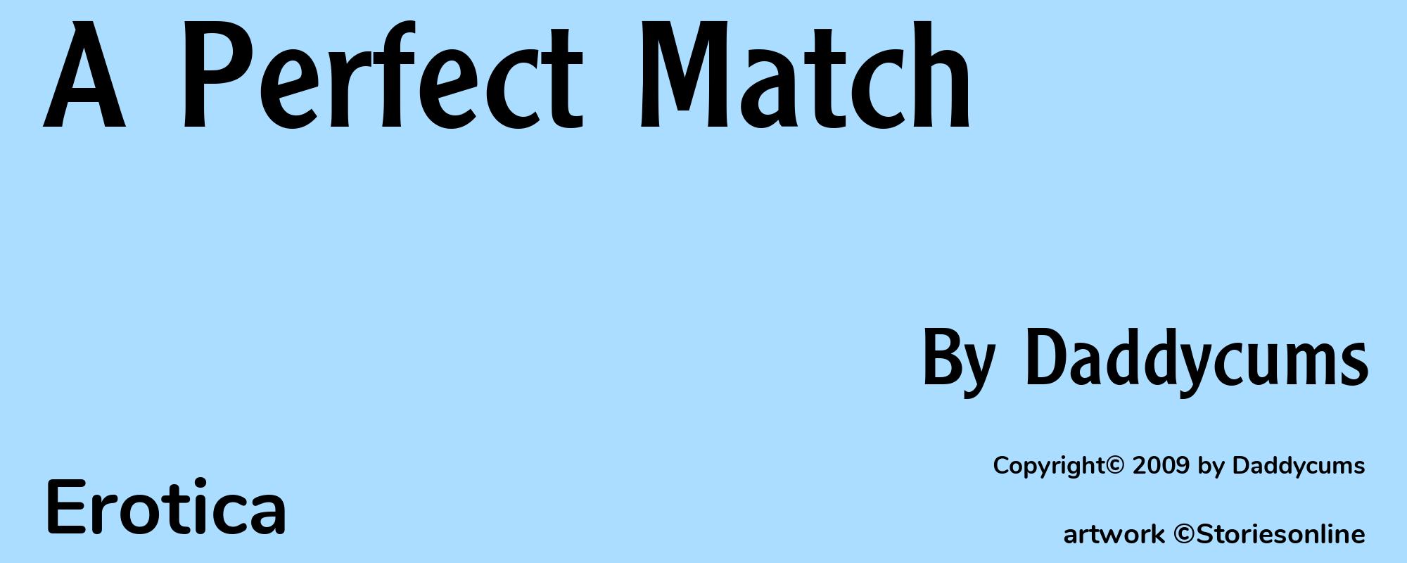 A Perfect Match - Cover