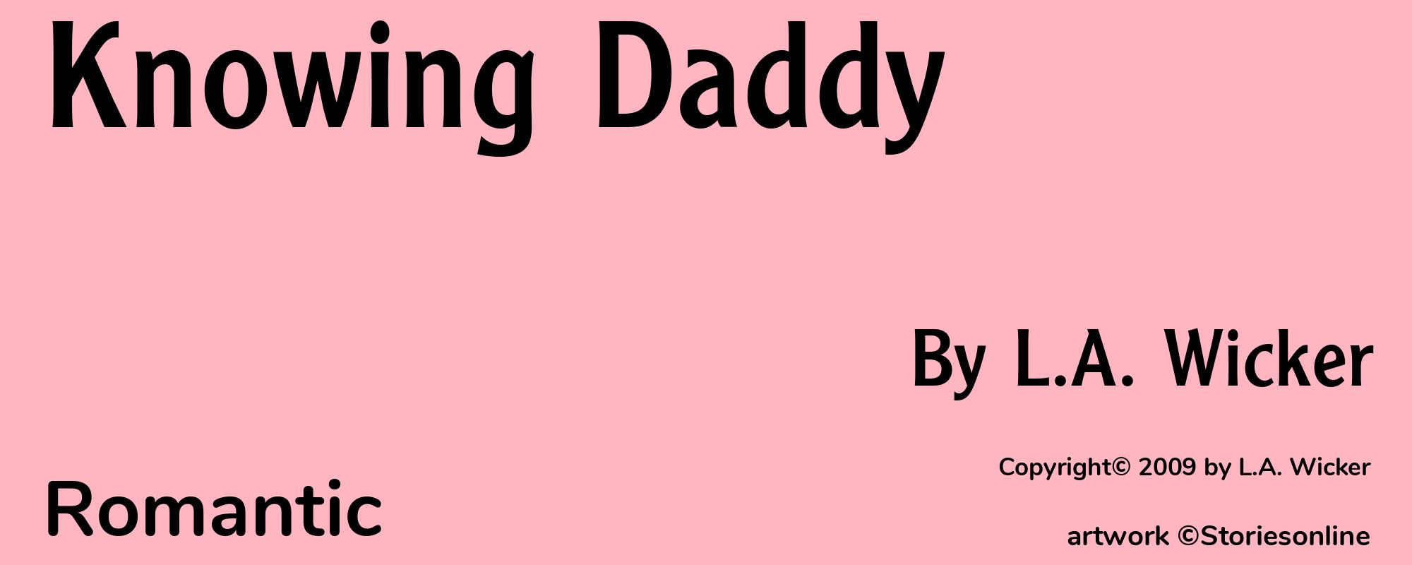 Knowing Daddy - Cover