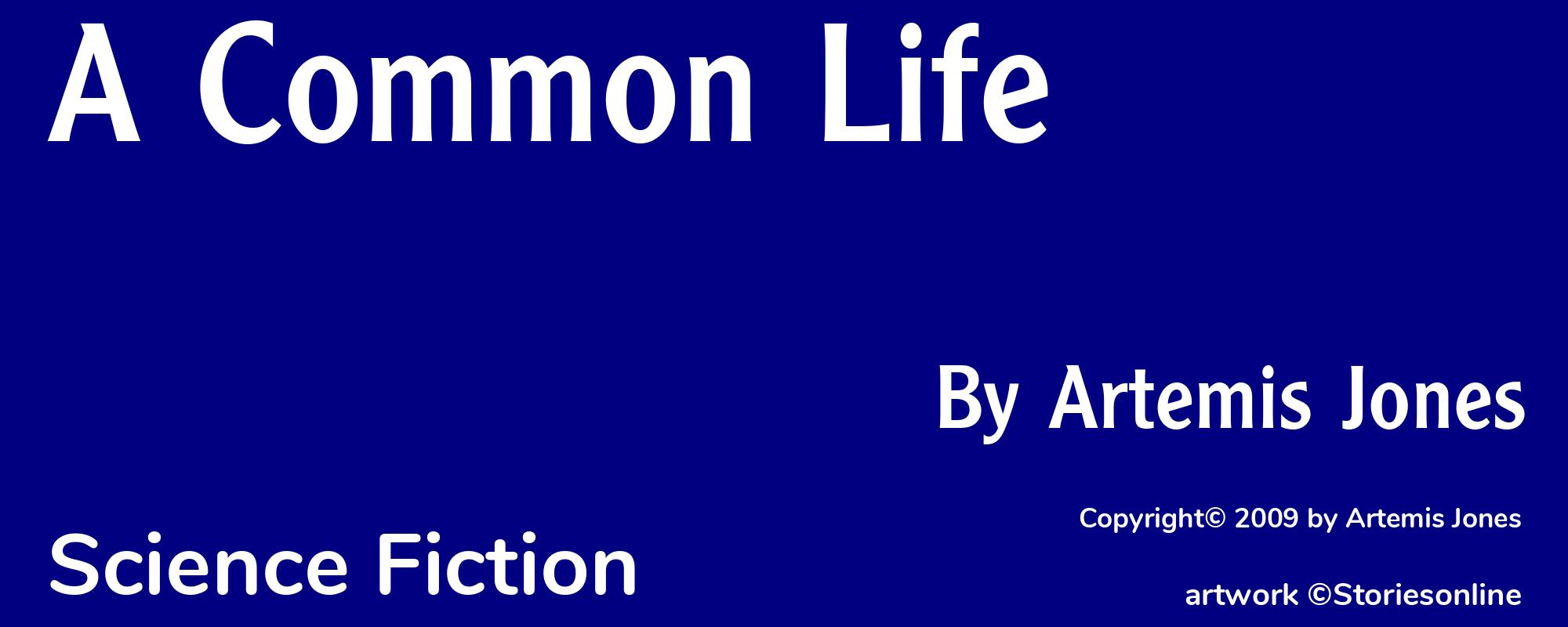 A Common Life - Cover