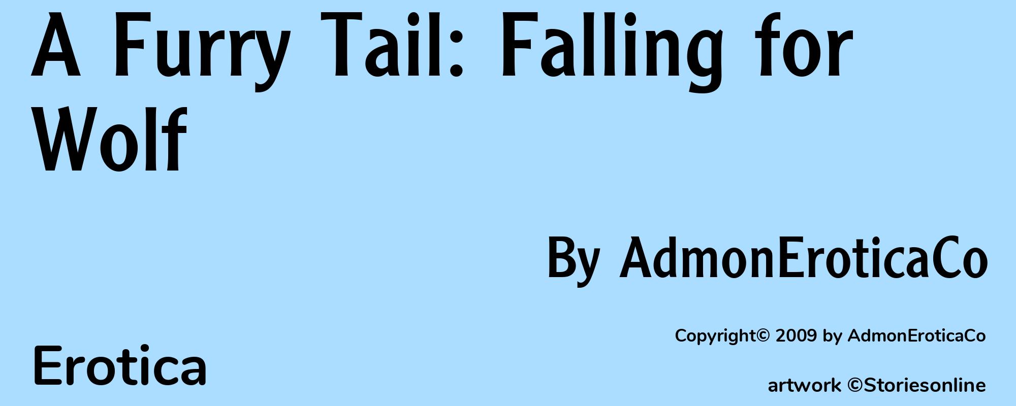 A Furry Tail: Falling for Wolf - Cover