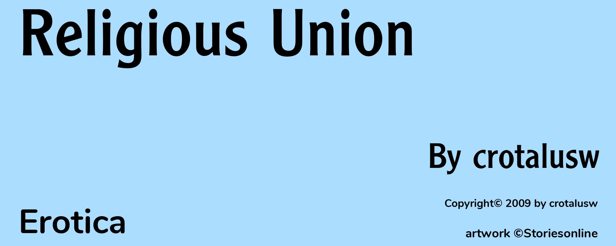 Religious Union - Cover