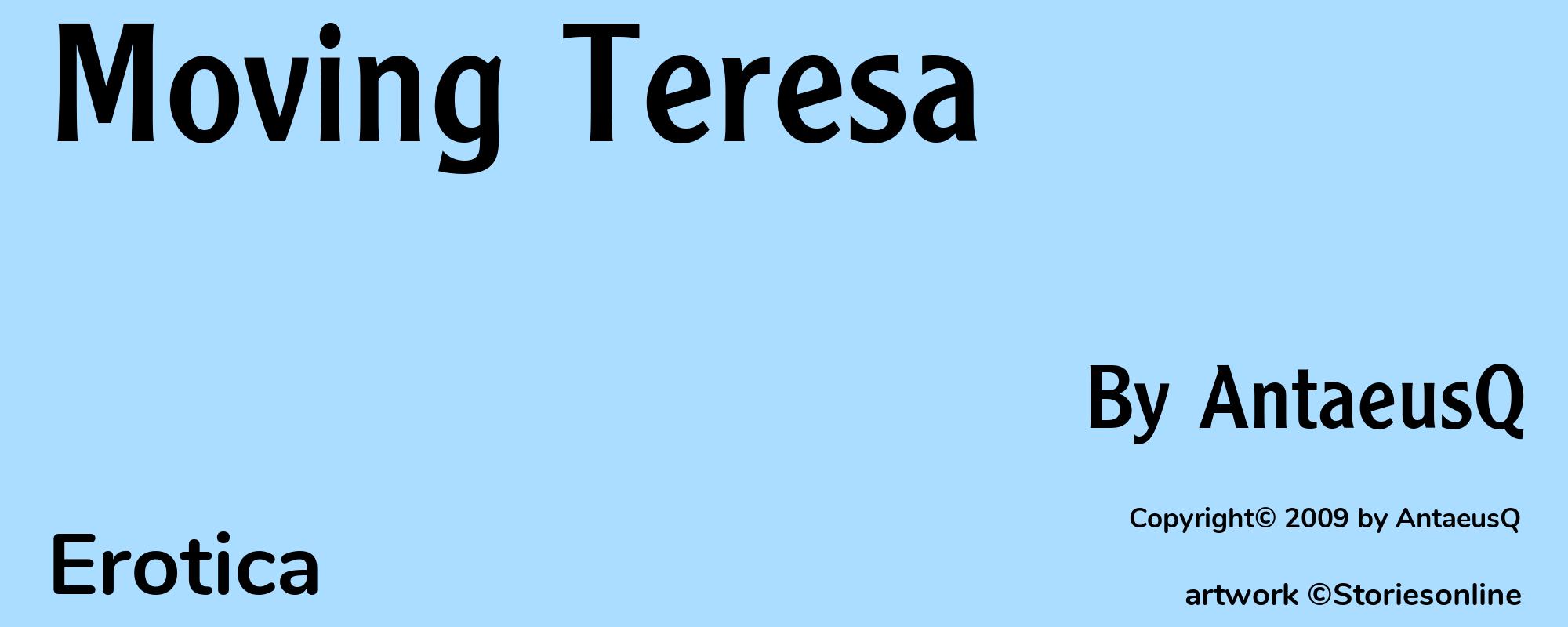 Moving Teresa - Cover