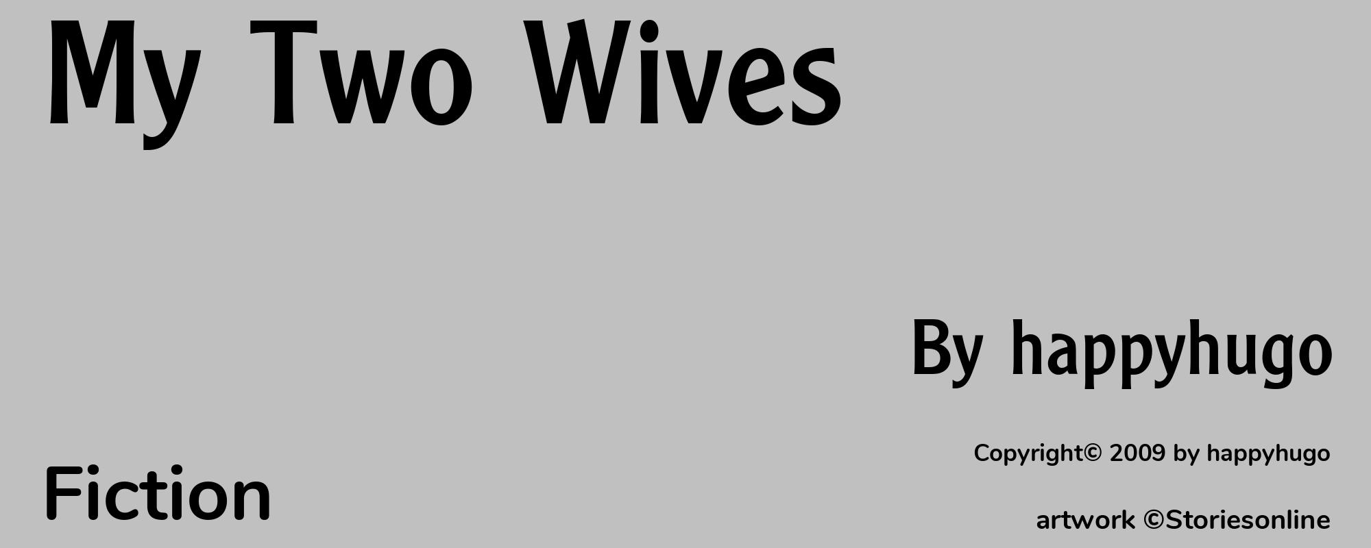 My Two Wives - Cover