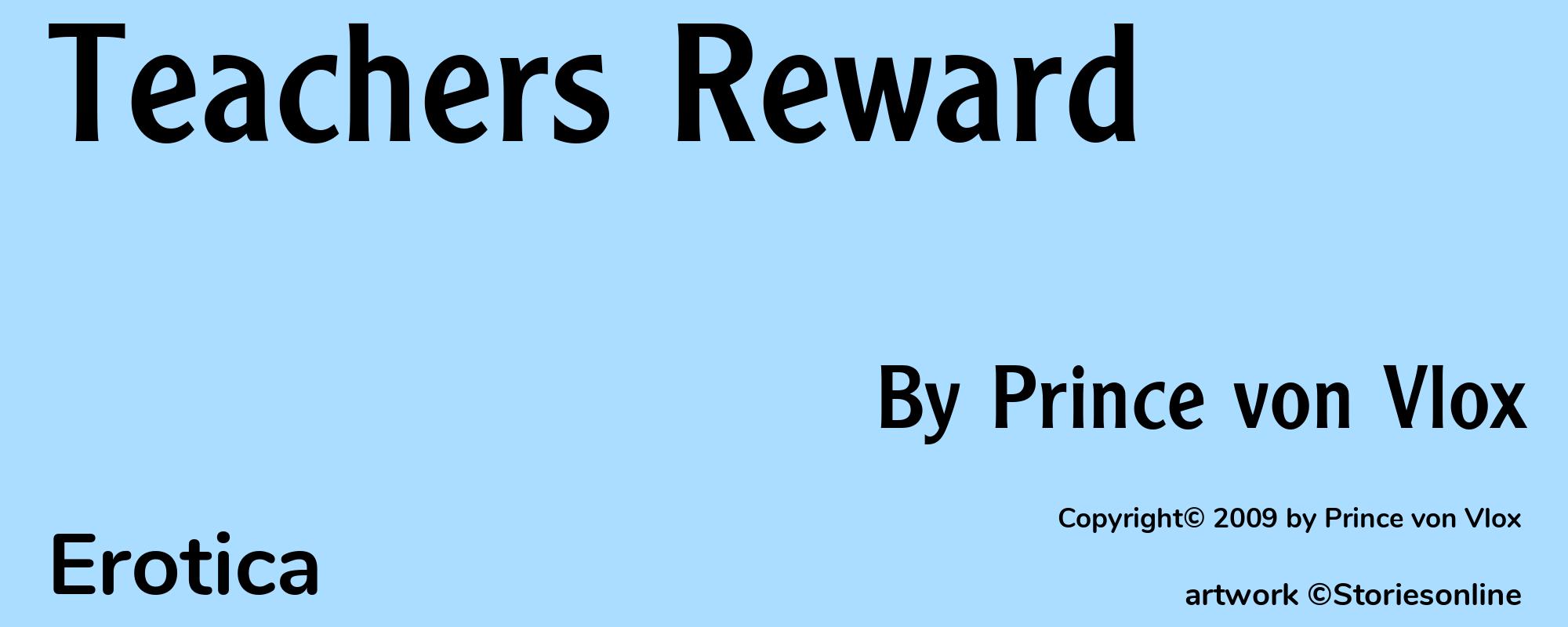 Teachers Reward - Cover