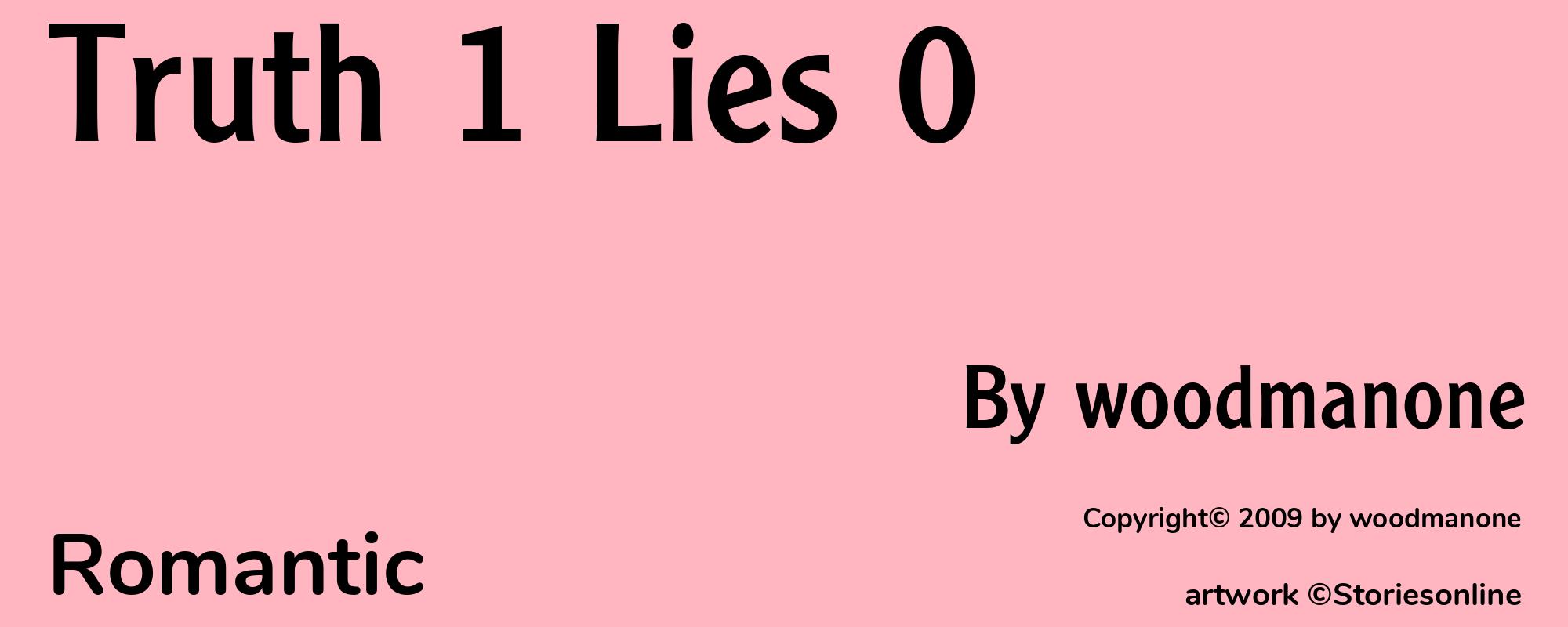 Truth 1 Lies 0  - Cover