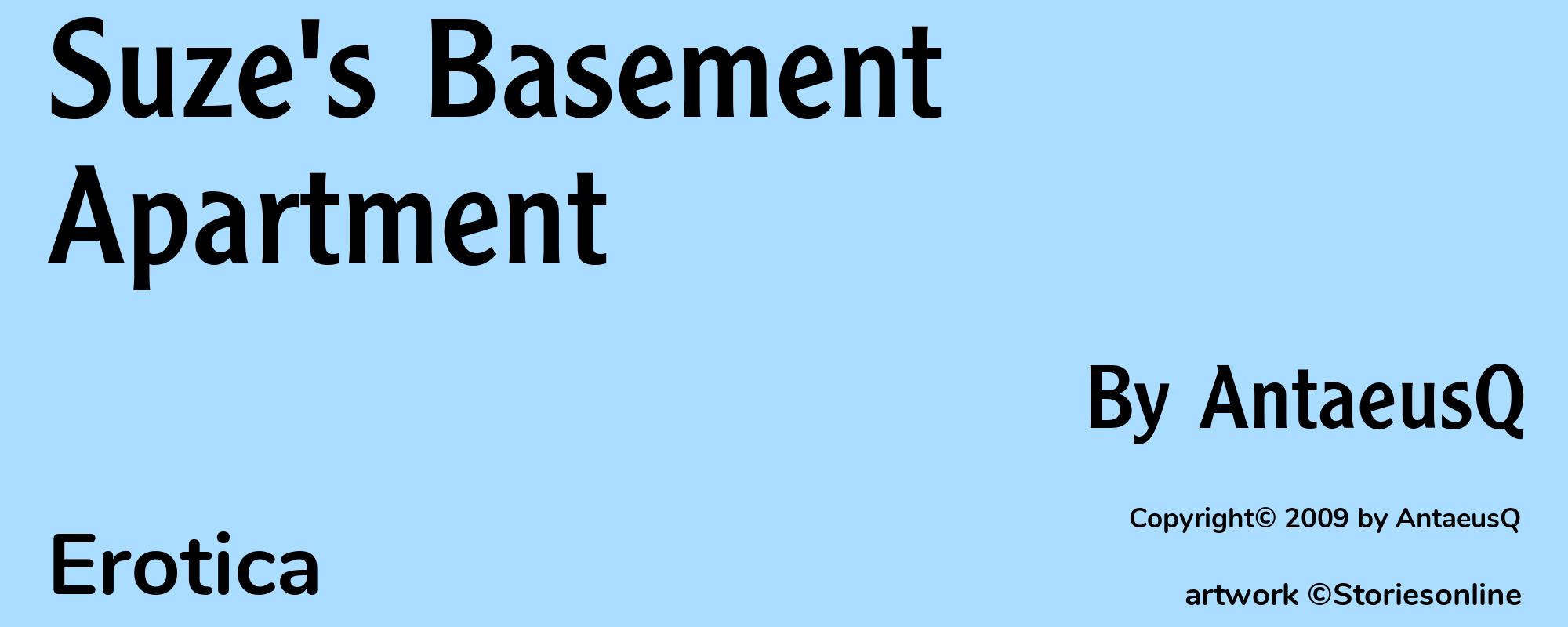 Suze's Basement Apartment - Cover