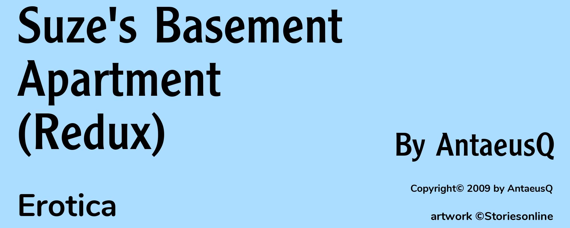 Suze's Basement Apartment (Redux) - Cover