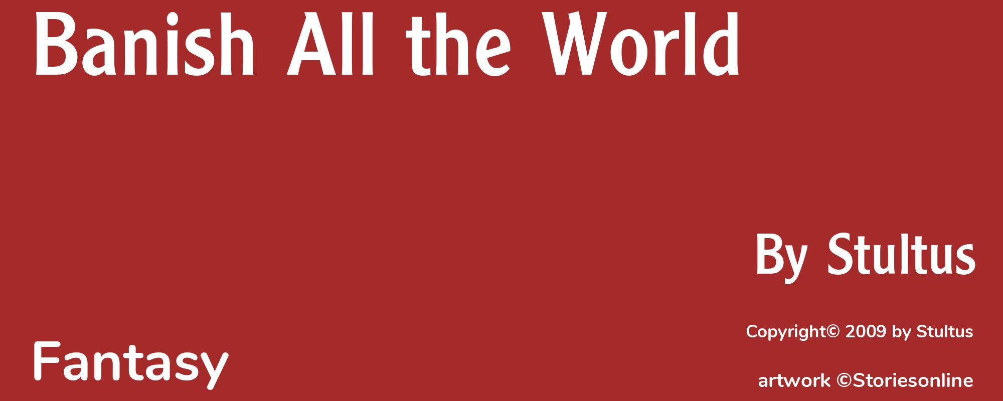 Banish All the World - Cover