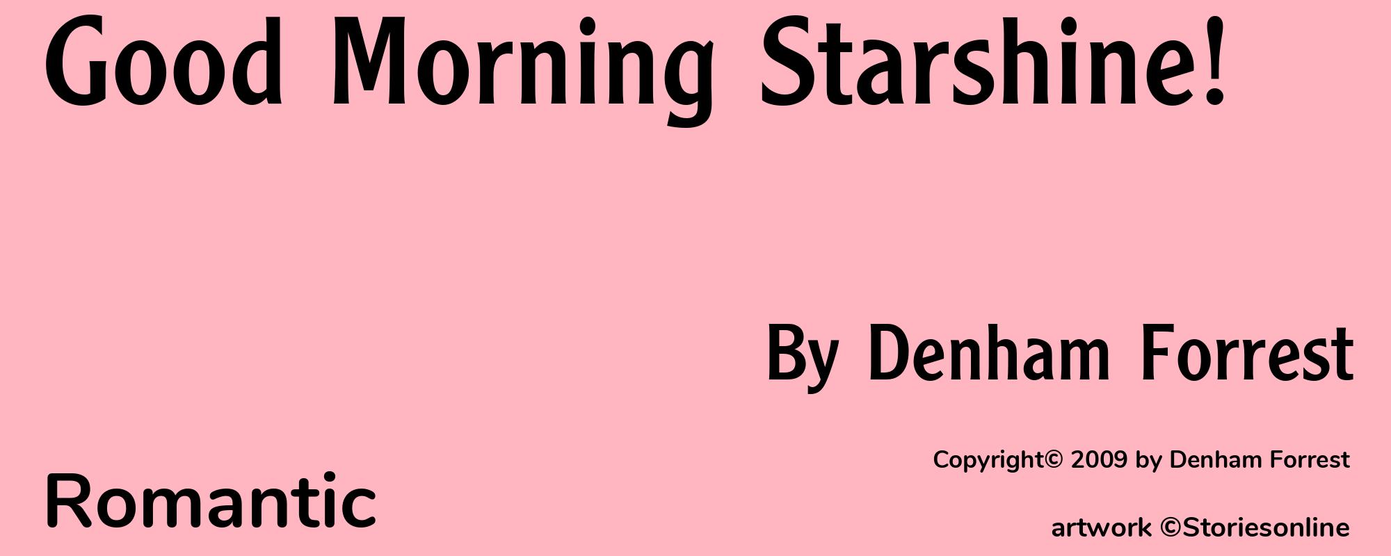 Good Morning Starshine! - Cover