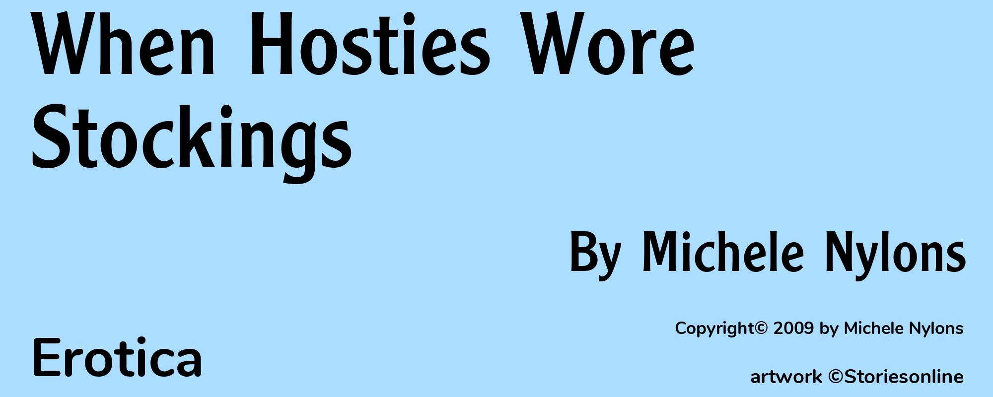 When Hosties Wore Stockings - Cover