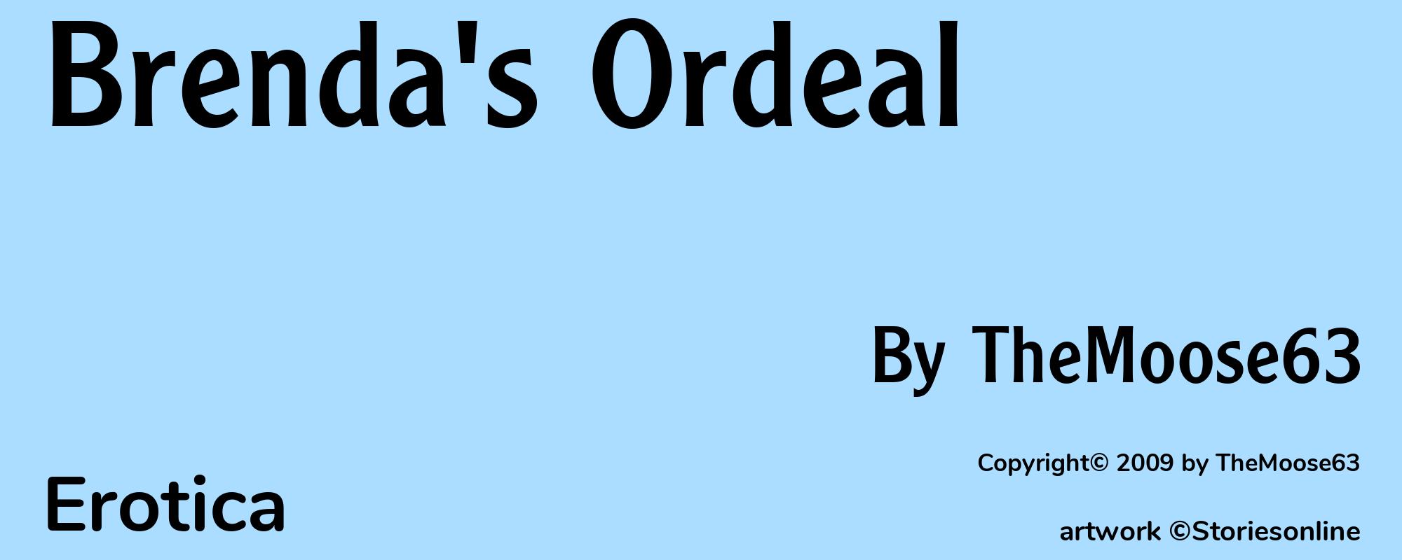 Brenda's Ordeal - Cover