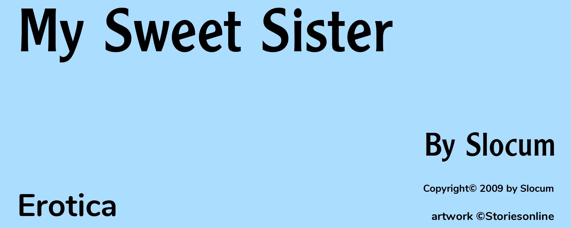 My Sweet Sister - Cover