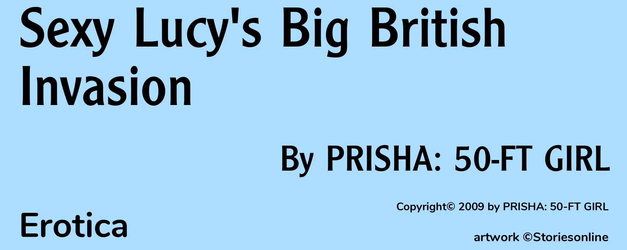Sexy Lucy's Big British Invasion - Cover