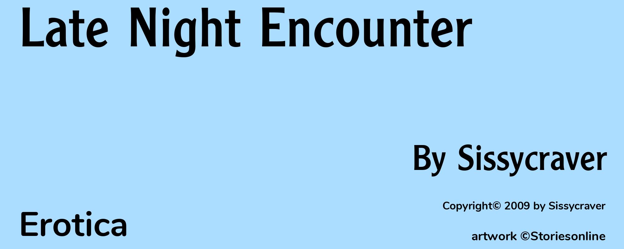 Late Night Encounter - Cover