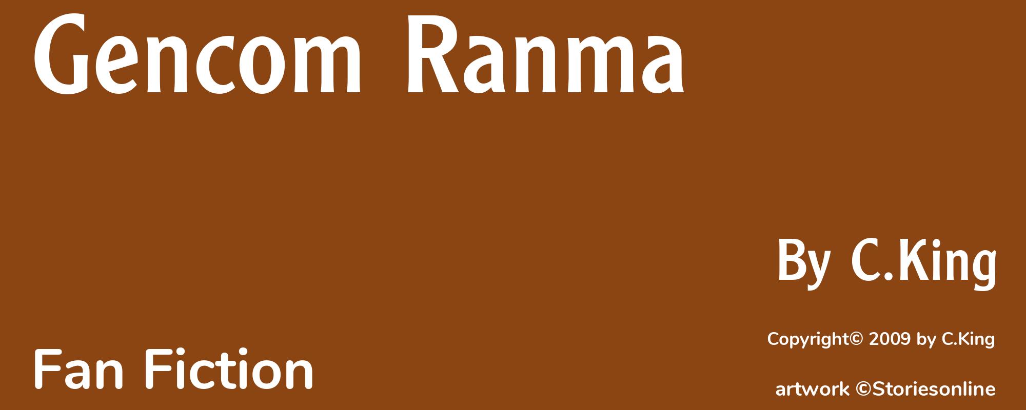 Gencom Ranma - Cover