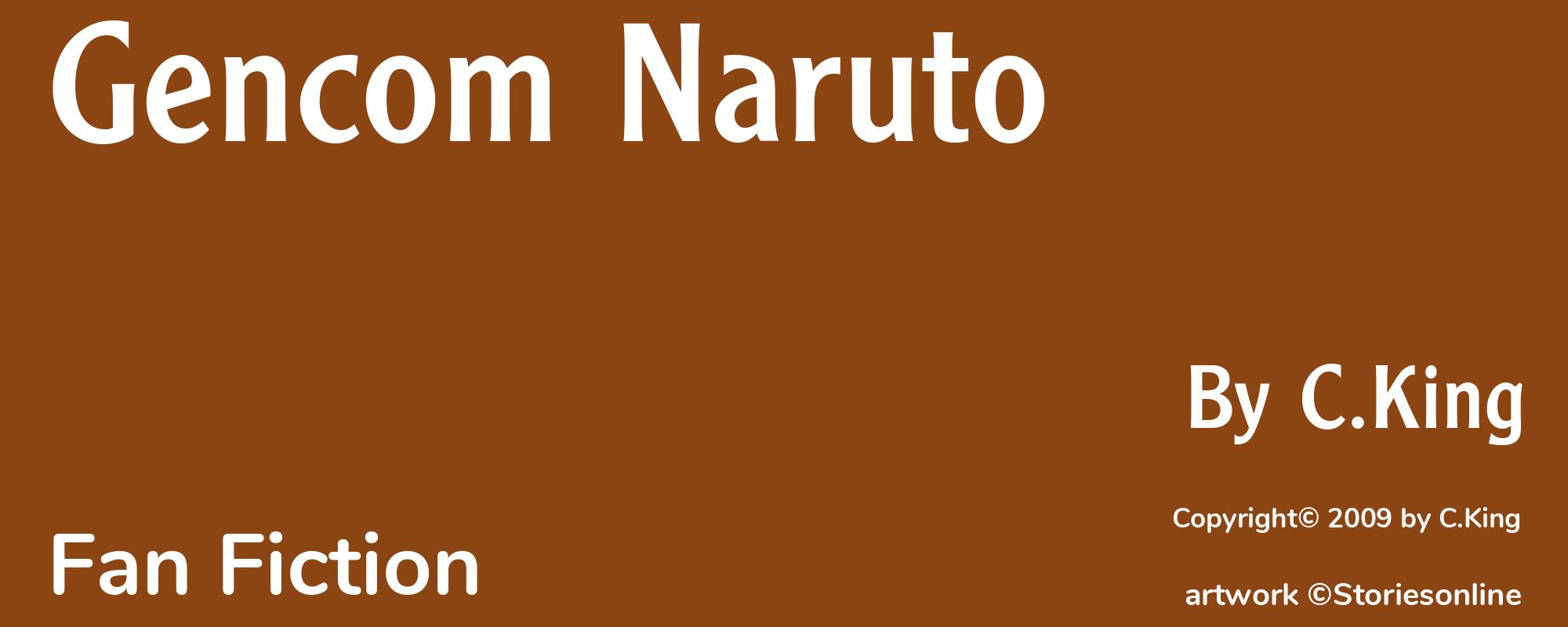 Gencom Naruto - Cover