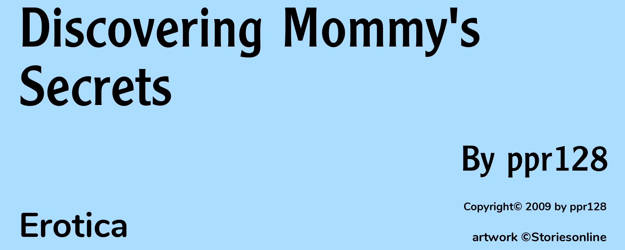 Discovering Mommy's Secrets - Cover