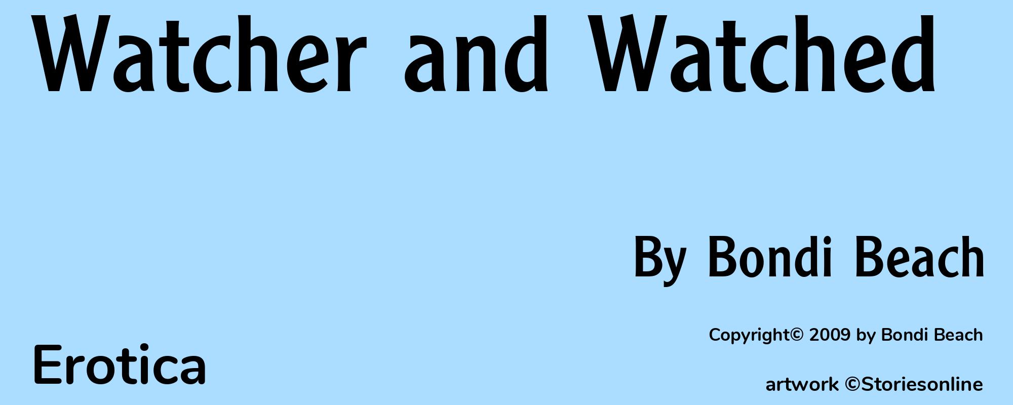 Watcher and Watched - Cover