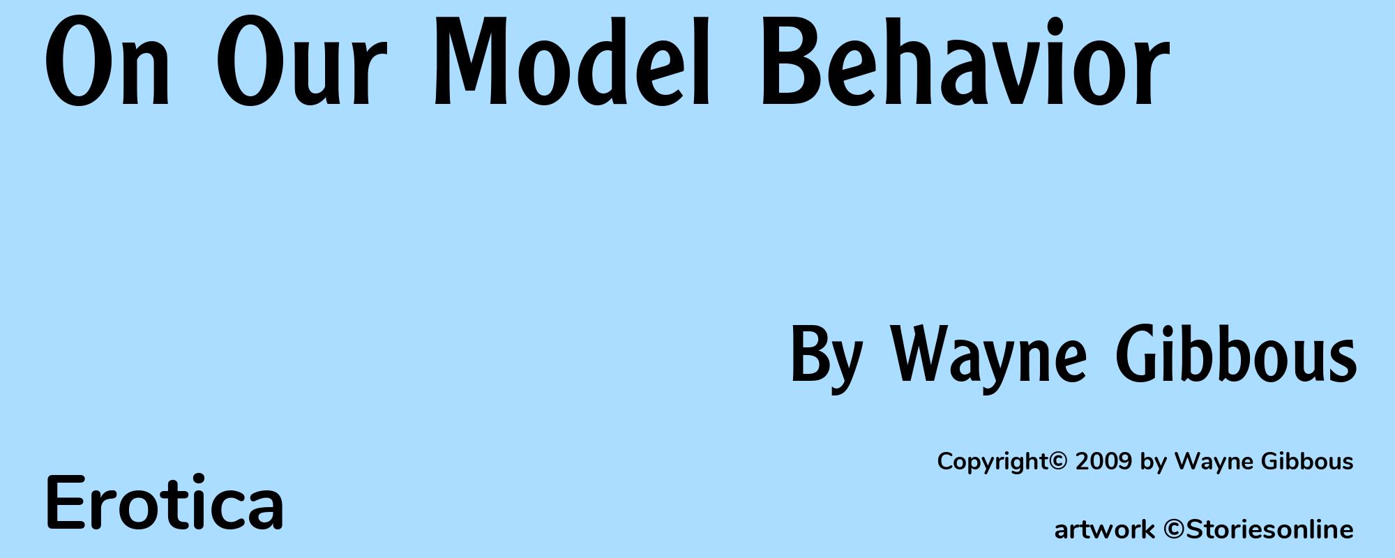 On Our Model Behavior - Cover