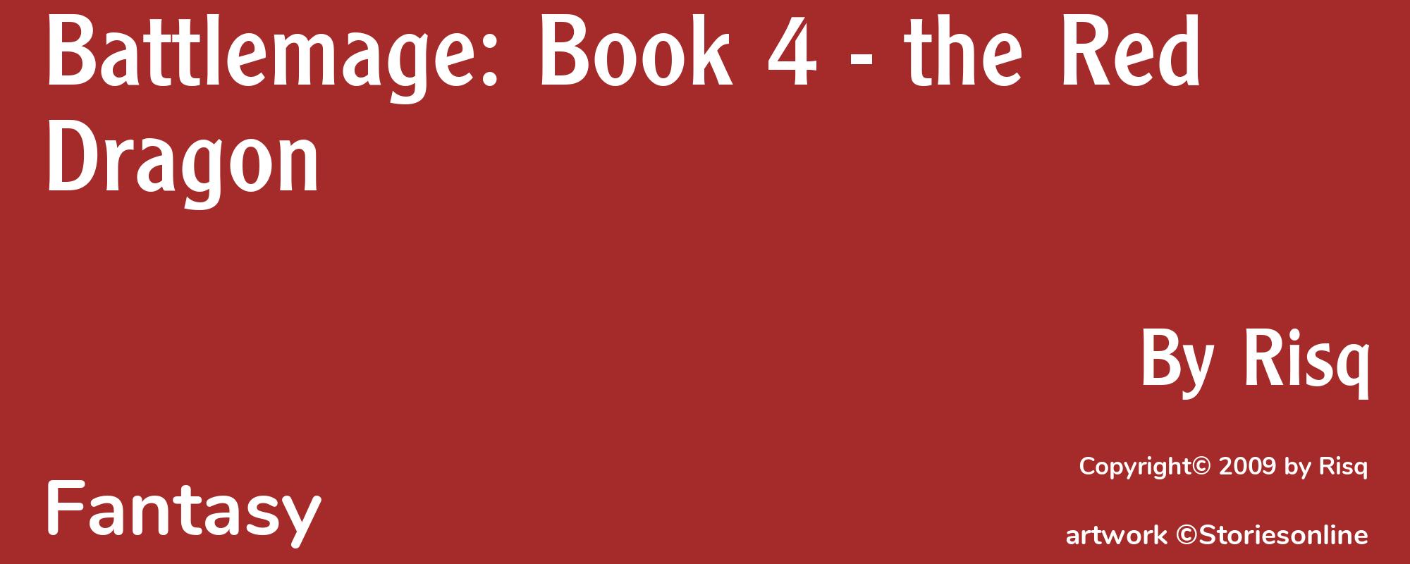 Battlemage: Book 4 - the Red Dragon - Cover