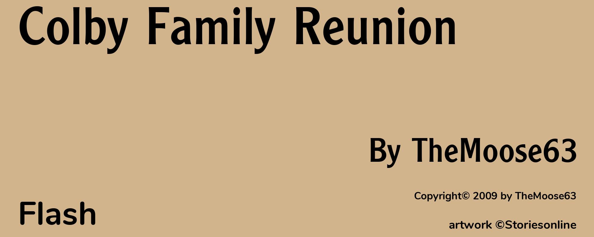 Colby Family Reunion - Cover