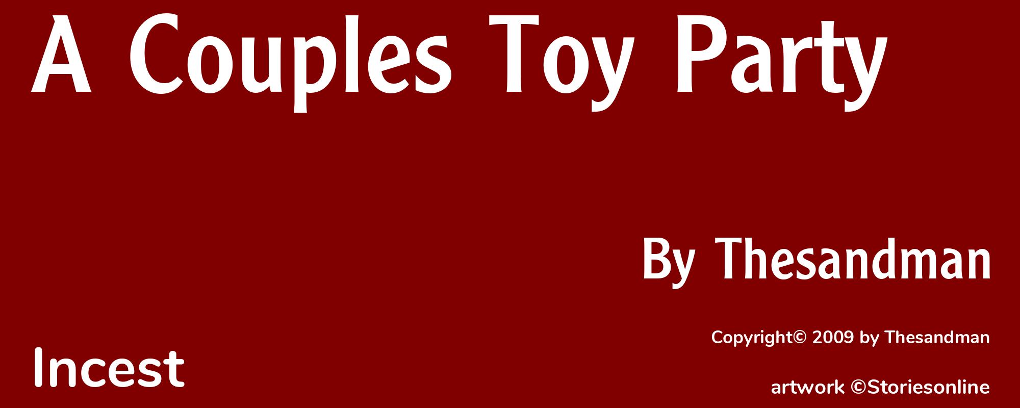A Couples Toy Party - Cover