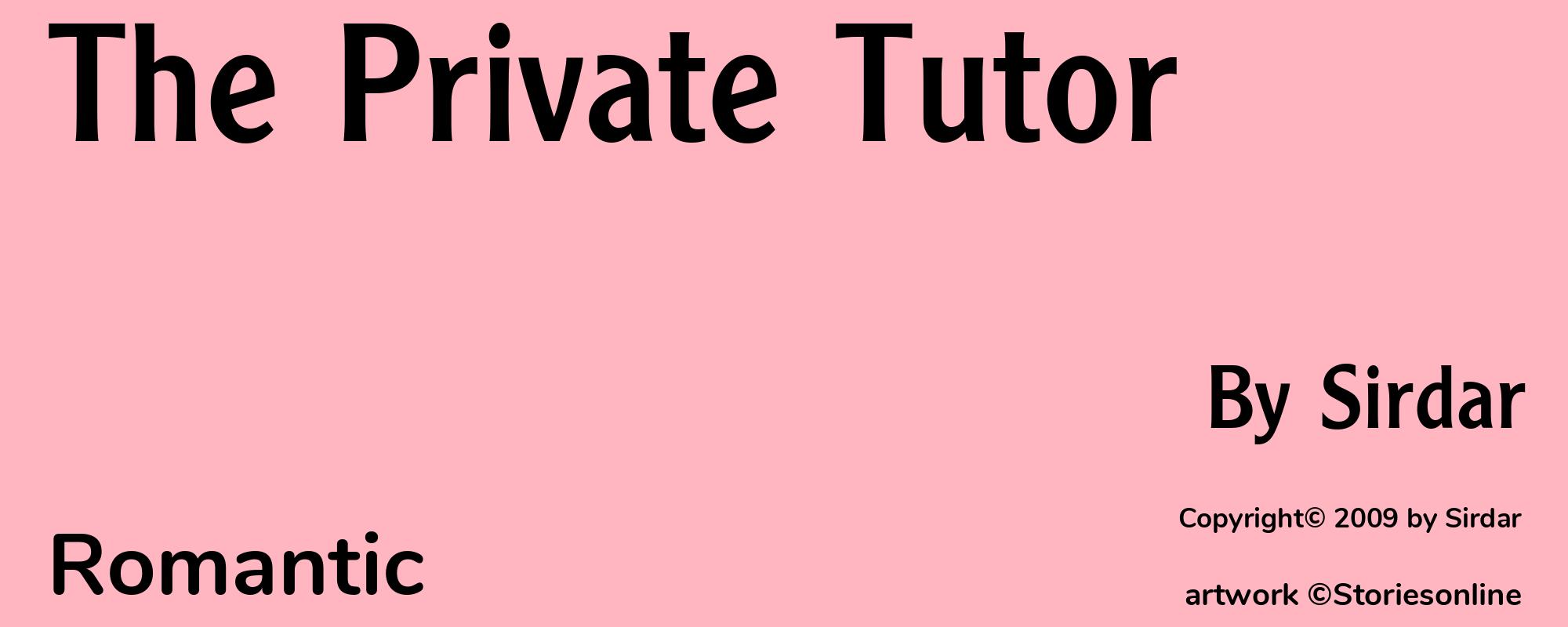 The Private Tutor - Cover