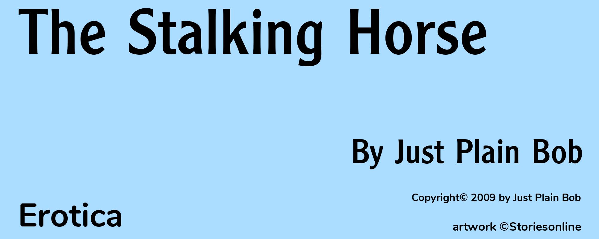 The Stalking Horse - Cover