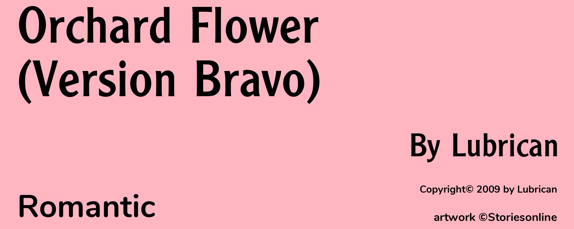Orchard Flower (Version Bravo) - Cover