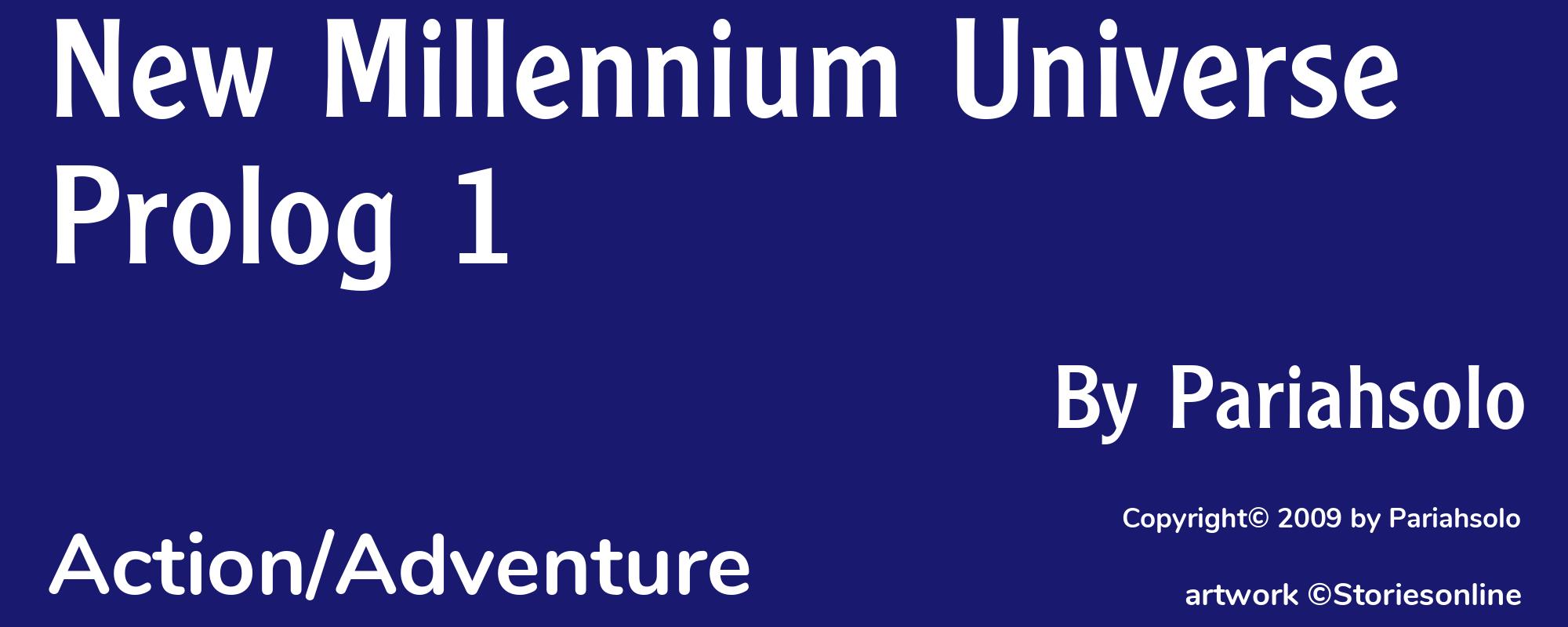 New Millennium Universe Prolog 1 - Cover