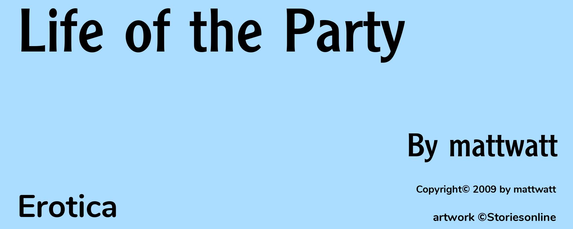 Life of the Party - Cover