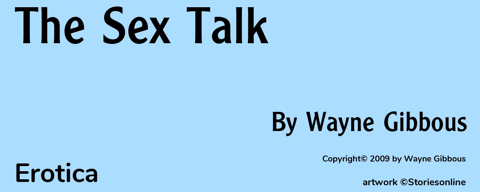 The Sex Talk - Cover