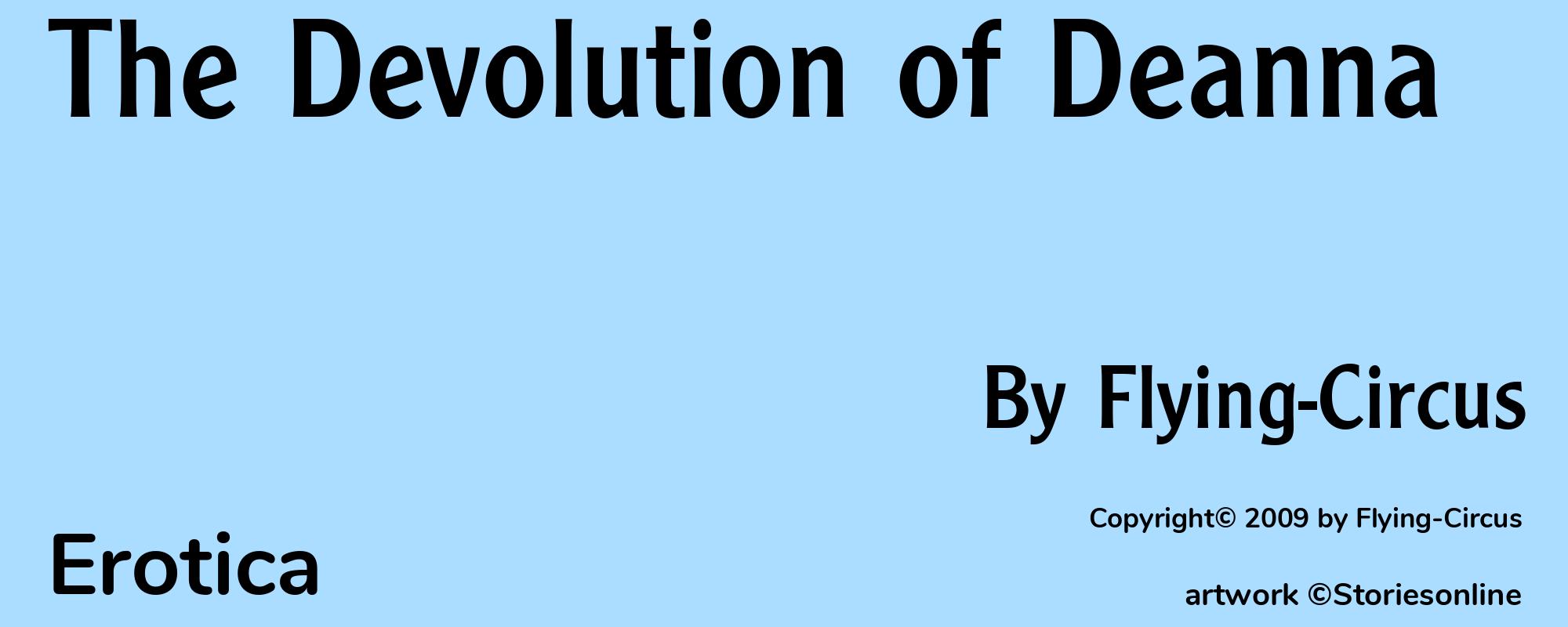 The Devolution of Deanna - Cover