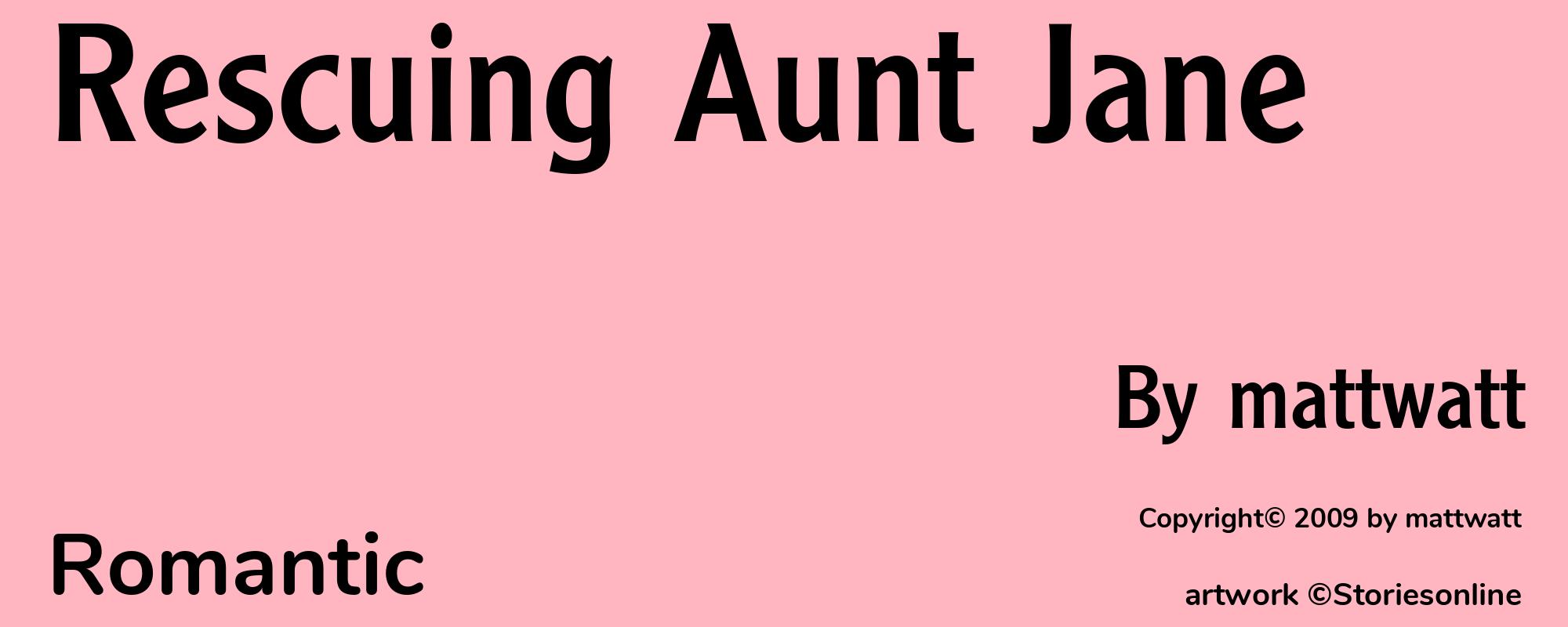 Rescuing Aunt Jane - Cover