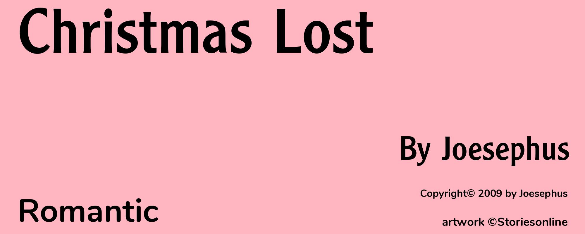 Christmas Lost - Cover