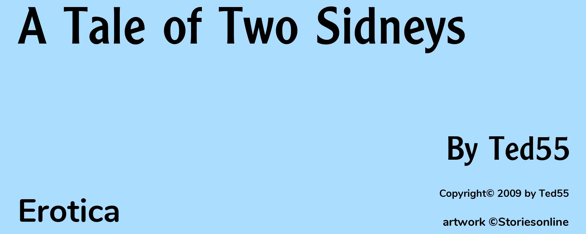 A Tale of Two Sidneys - Cover