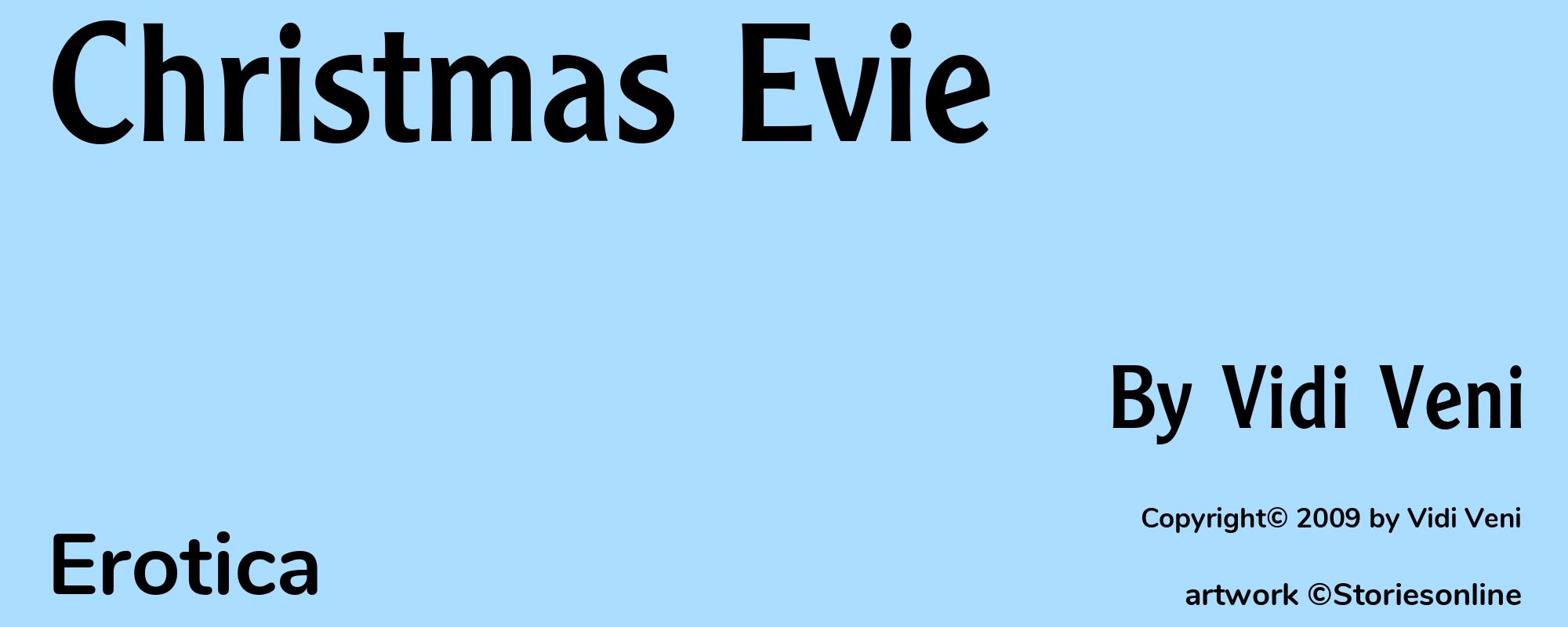 Christmas Evie - Cover