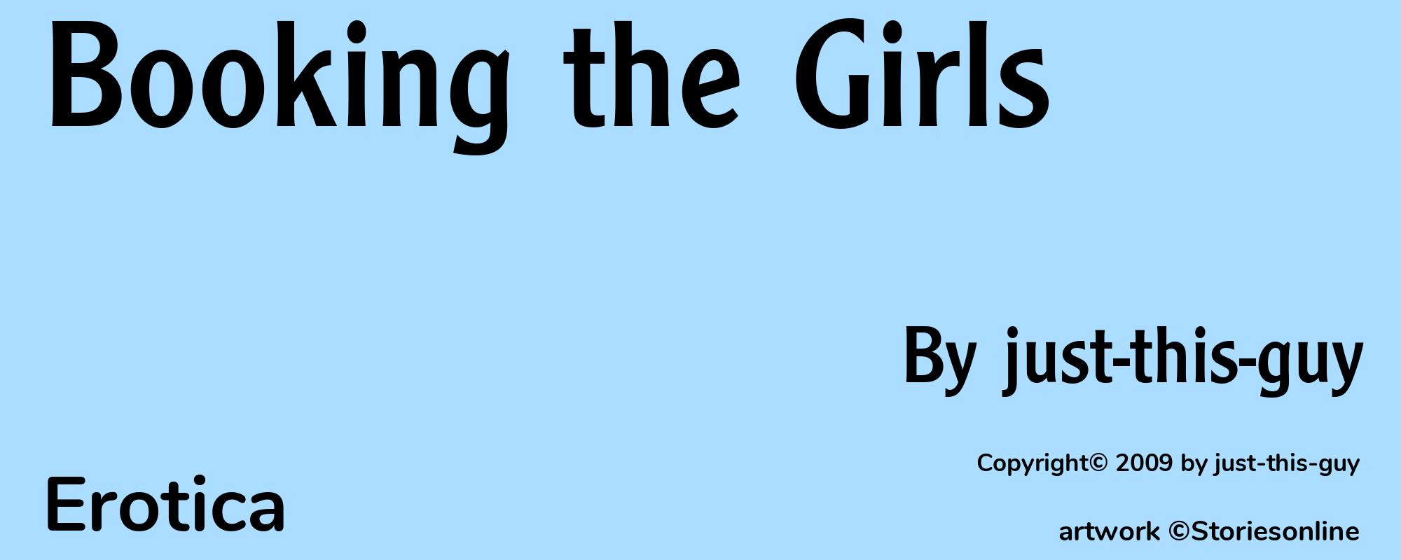 Booking the Girls - Cover