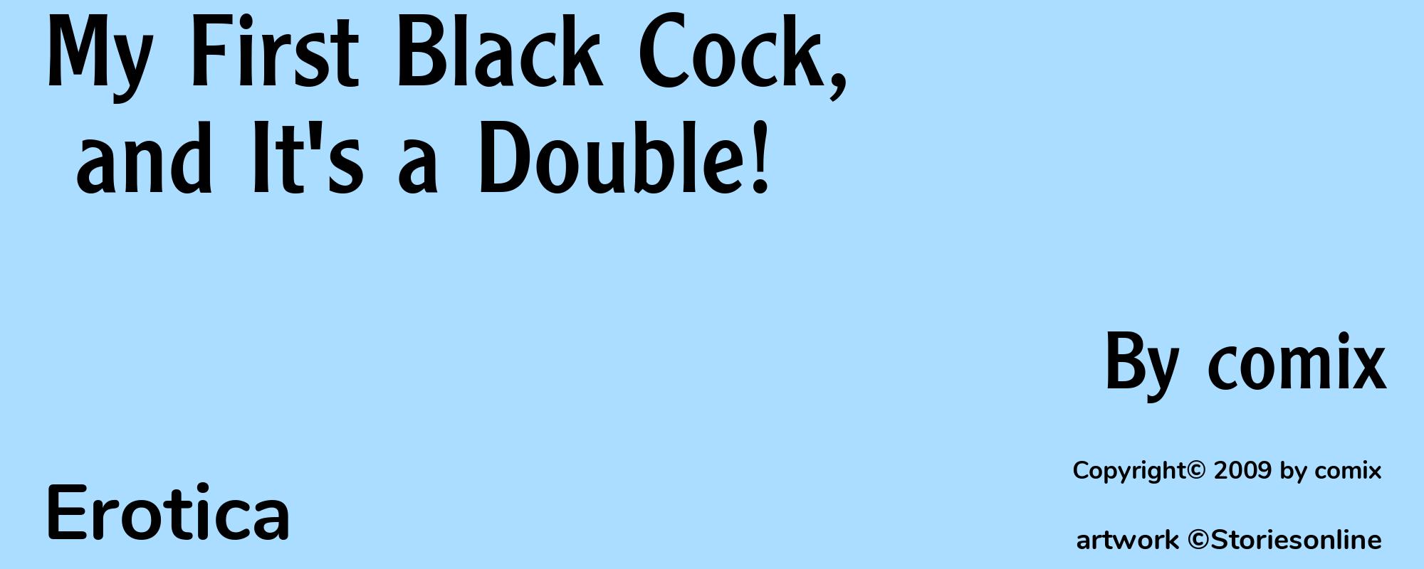 My First Black Cock, and It's a Double! - Cover