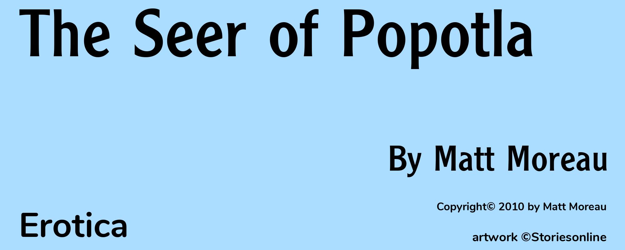 The Seer of Popotla - Cover