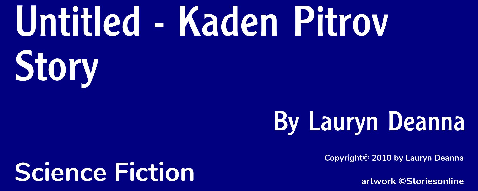 Untitled - Kaden Pitrov Story - Cover