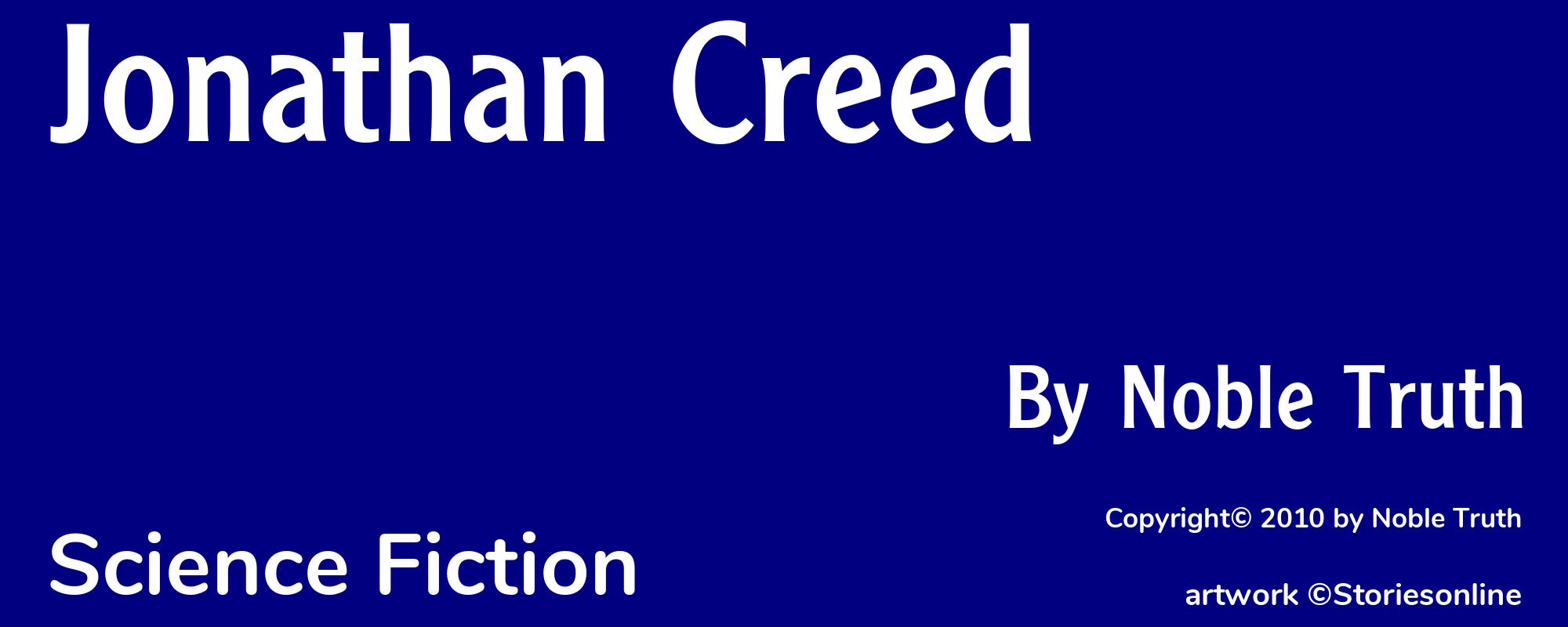 Jonathan Creed - Cover
