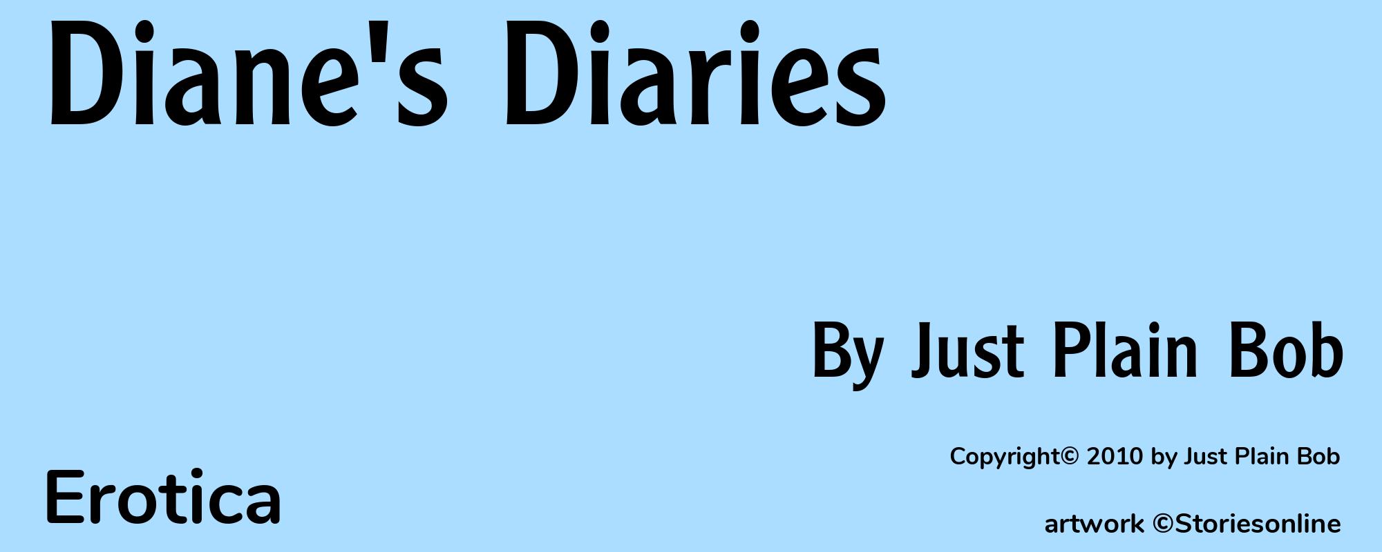 Diane's Diaries - Cover