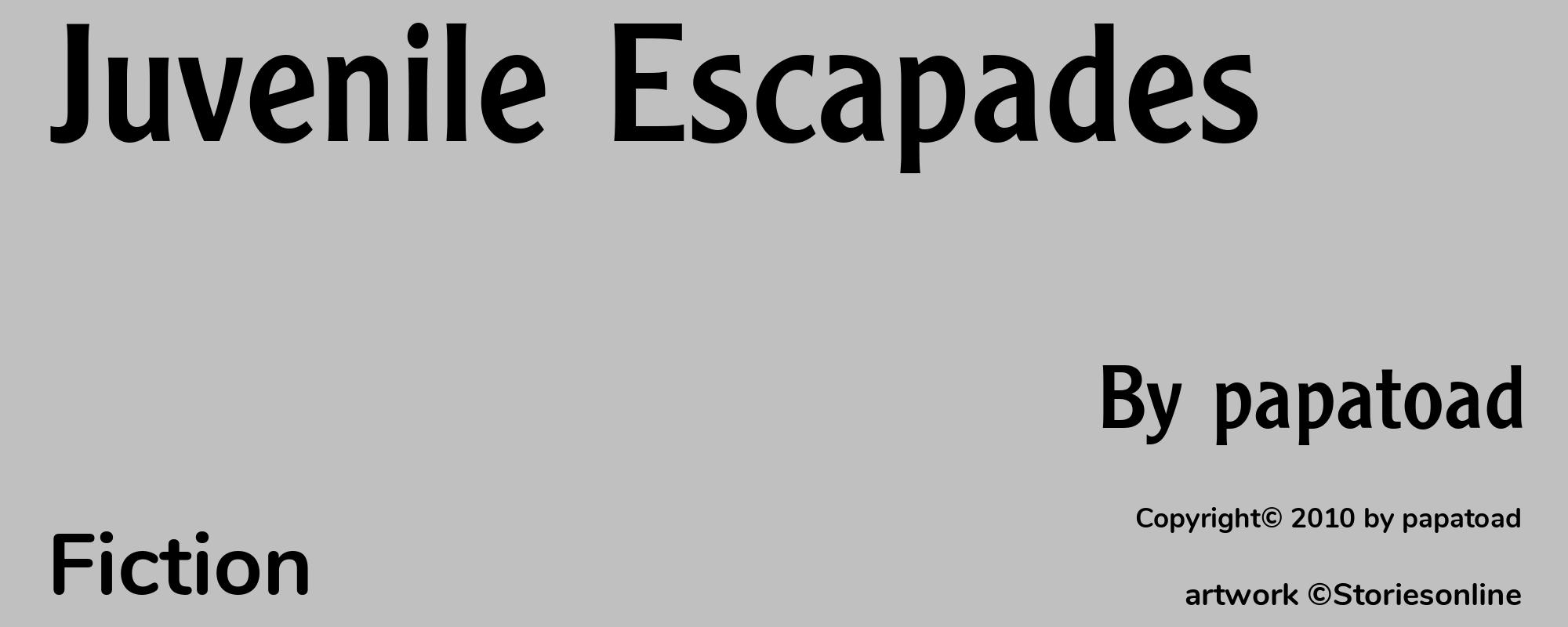 Juvenile Escapades - Cover