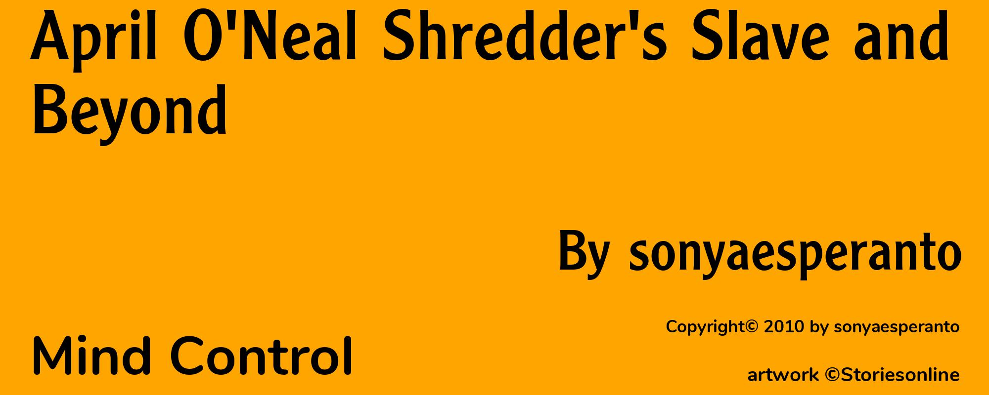 April O'Neal Shredder's Slave and Beyond - Cover