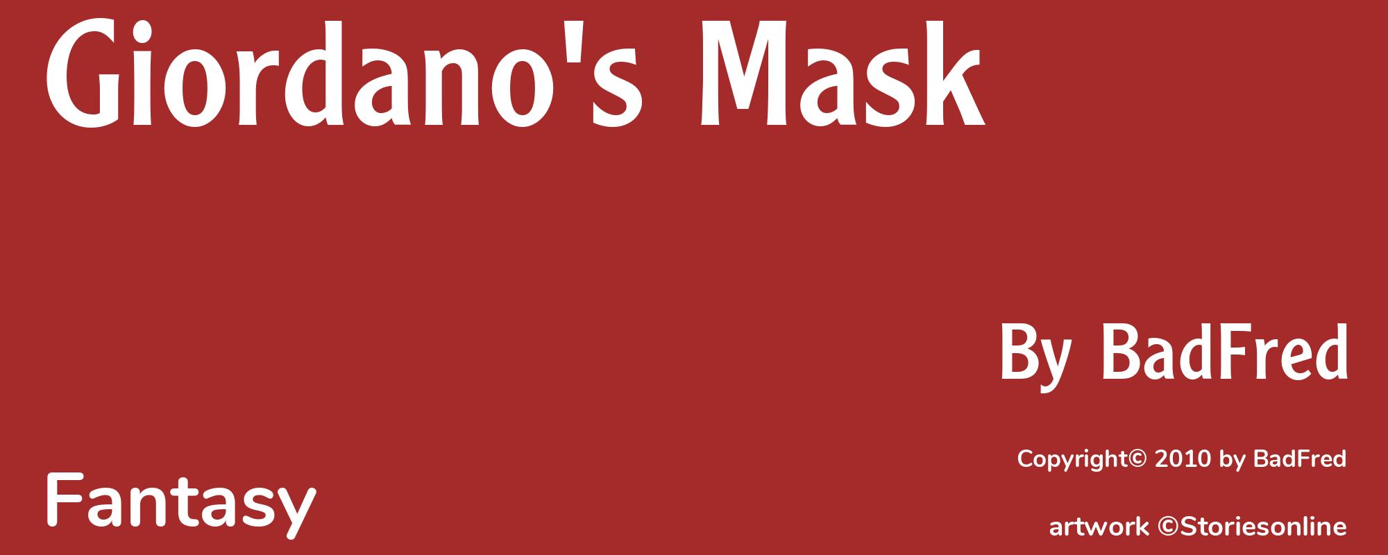 Giordano's Mask - Cover