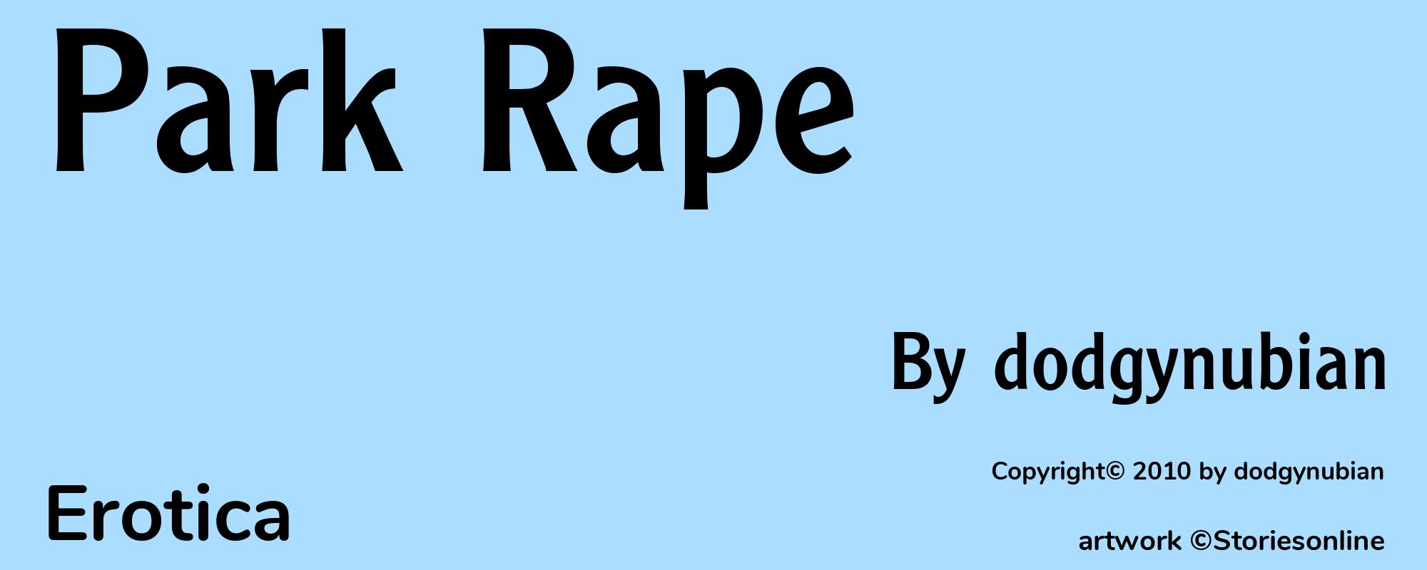 Park Rape - Cover